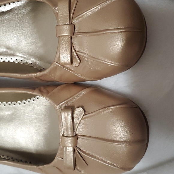 FRANCO SARTO Slip-on round toe heel shoes 7 1/2 Tan (Ss15) - Picture 7 of 9